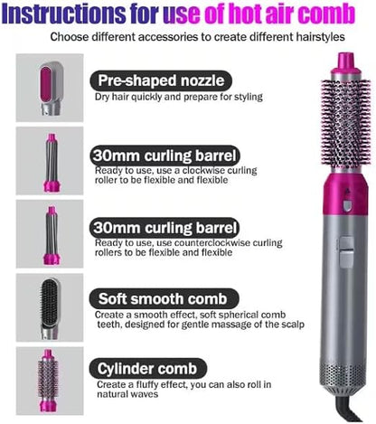 SECADOR PARA EL CABELLO 5 EN 1