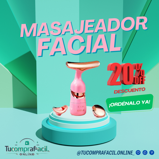 MASAJEADOR FACIAL 3 EN 1