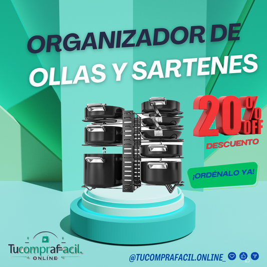 ORGANIZADOR DE OLLAS Y TAPAS